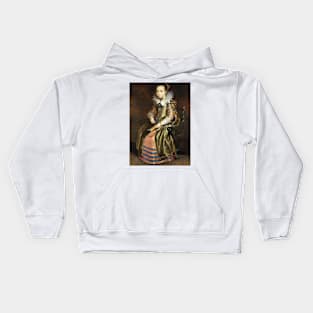 Cornelia or Elisabeth Vekemans, daughter of Joris Vekemans and Maria van Ghinderdeuren by Cornelis de Vos Kids Hoodie